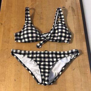 J.Crew Gingham Bikini